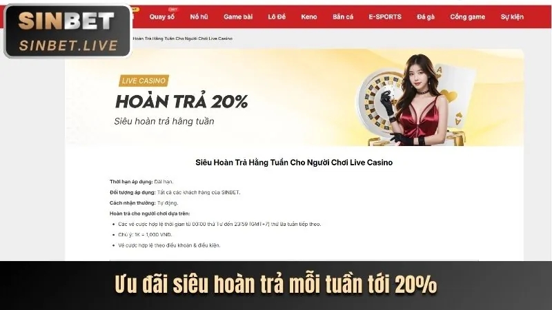 Thưởng nạp lại hàng ngày/tuần tại FU88